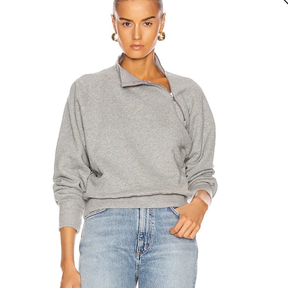 Marissa Webb Side Zip Sweatshirt (No hood)